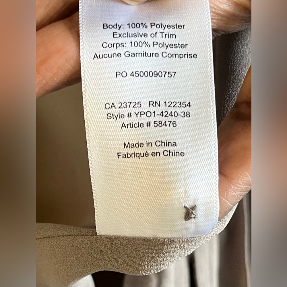 Aritzia Babaton Quincey Flowy Lightweight trench coat Size Medium In Taupe - Picture 14 of 16